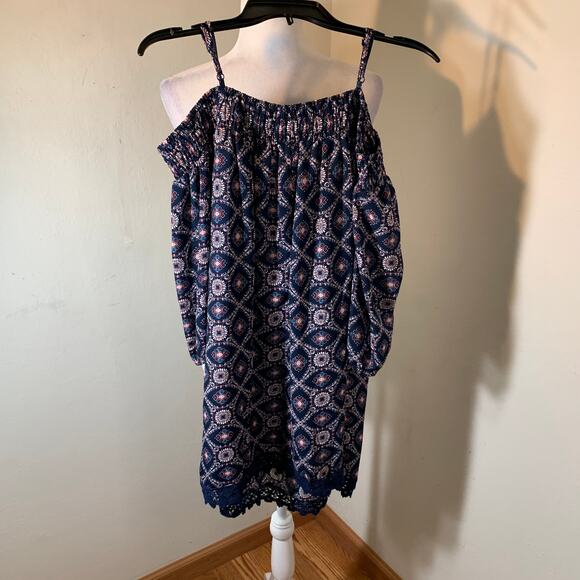 Blue Open shoulder dress size L - Picture 5 of 7